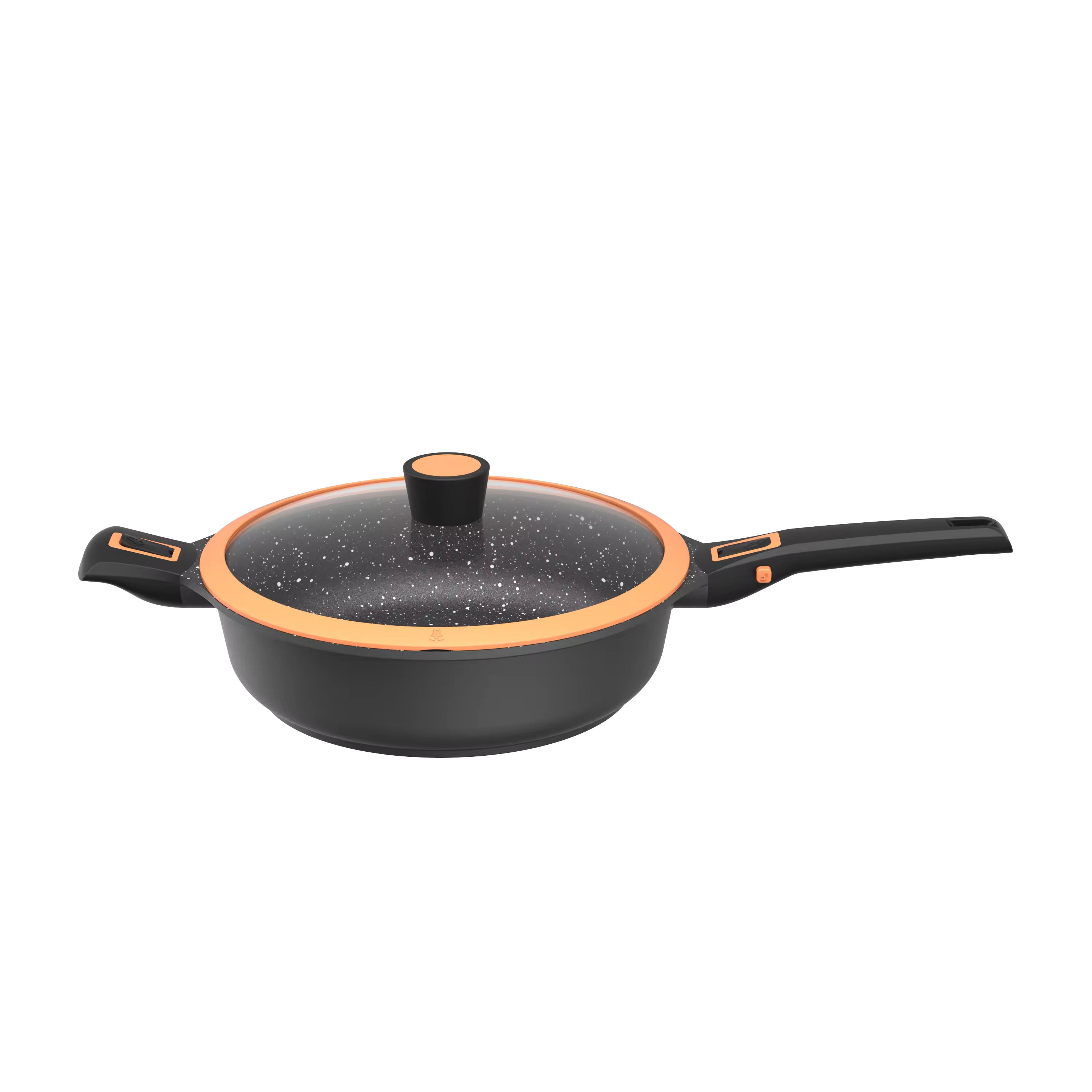 Leerpan hliník sobadora de pota bochník litý hliník hluboký dort smažit zmrzlinu jako stroj dvojitá pánev s víkem