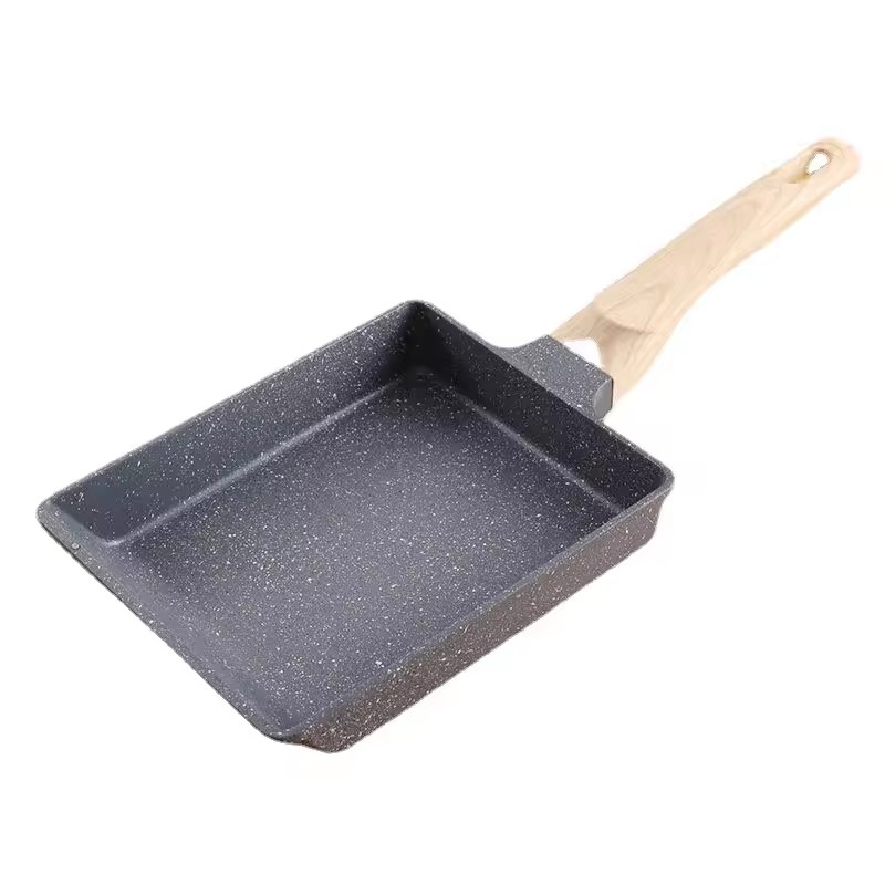Zahuštěný a vysoce nefritový kámen Silná vaječná pečeně Pšenice nepřilnavá Obdélníková pánev na smažená vejce v potravinářské kvalitě