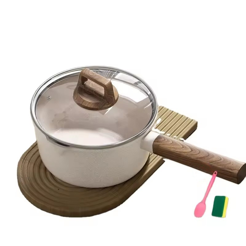 Pšeničná rýže kamenná kolej studentský hrnec zvýšený dětský hrnec pro domácnost dětský nepřilnavý hrnec na instantní nudle s horkým mlékem