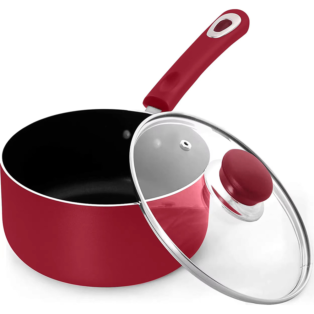 18 cm 20 cm 22 cm 24 cm 26 cm Vlastní velikost loga Nepřilnavá pánev na mléčnou omáčku s víkem